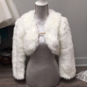 Faux fur jacket